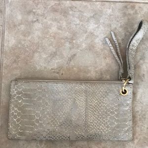 Suede Hobo Printed wristlet